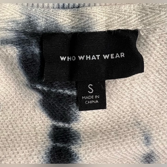 Who What Wear Puff Crewneck Tie-Dye Sweatshirt Size Small - Picture 6 of 7